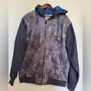 Golden state warriors men’s XL hoodie zip up by zipway
